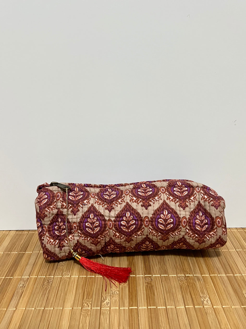 Estuche Estampado de algodón 20 x 8 cm