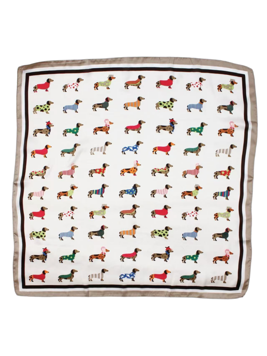 Pañuelo Cuadrado Satinado 70x70 cm para Mujer | Estampados en tendencia