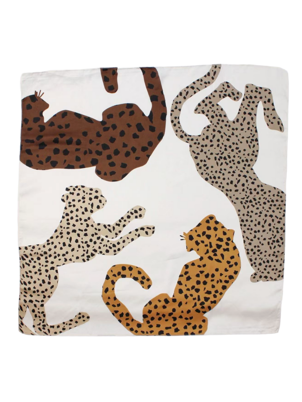 Pañuelo Cuadrado Satinado 70x70 cm para Mujer | Estampados en tendencia